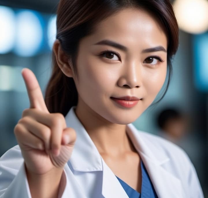 Researcher in laboratory