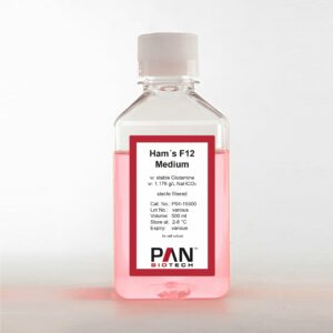 Ham´s F12 Medium, w: stable Glutamine, w: 1.176 g/L NaHCO3