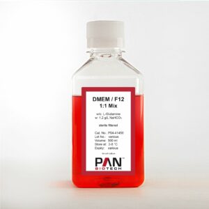 DMEM/F12 (1:1), w/o: L-Glutamine, w: 1.2 g/L NaHCO3