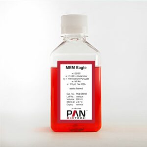 MEM Eagle w: EBSS, w: 2 mM L-Glutamine, w: 1 mM Sodium pyruvate, w: NEAA, w: 1.5 g/L NaHCO3