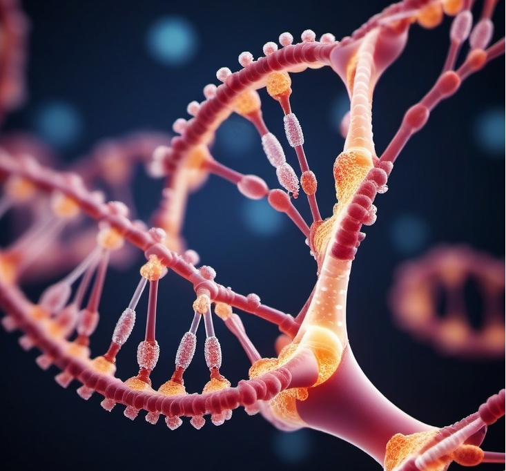 RNA transcriptome imagined in photographic quality