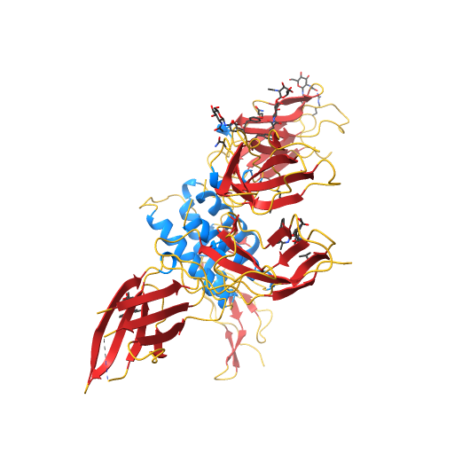 ribbon diagram of interleukin 15 structure